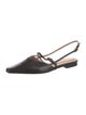 Flattered Leather Slingback Flats