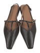 Flattered Leather Slingback Flats