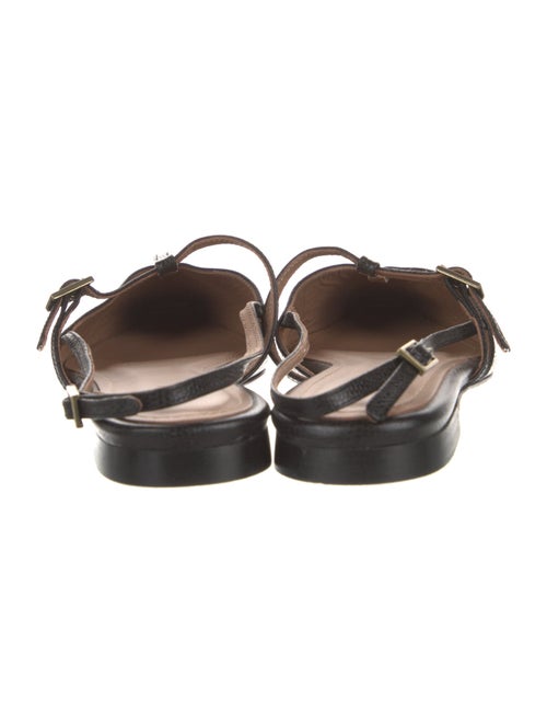 Flattered Leather Slingback Flats