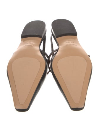 Flattered Leather Slingback Flats
