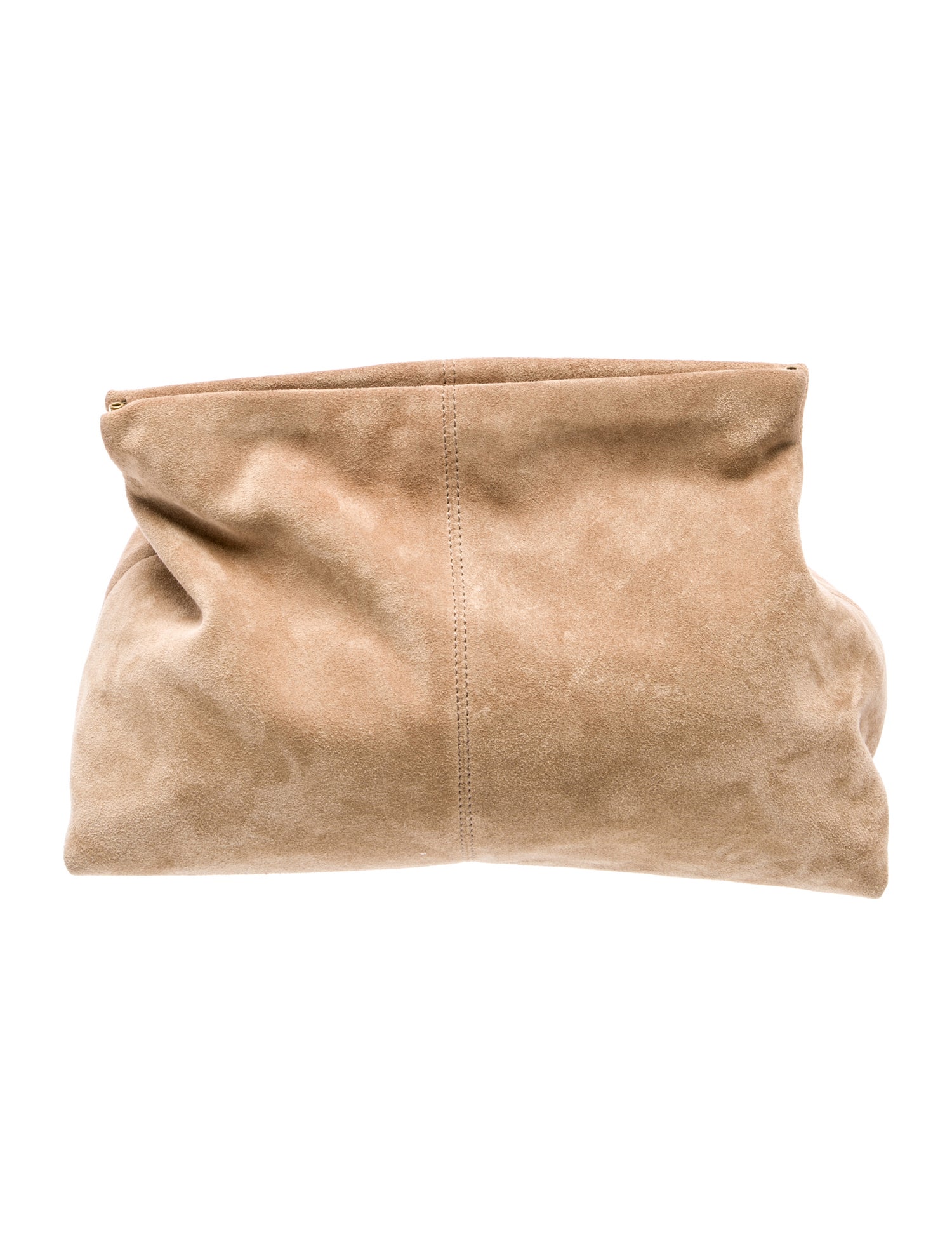 Flattered Suede Clutch