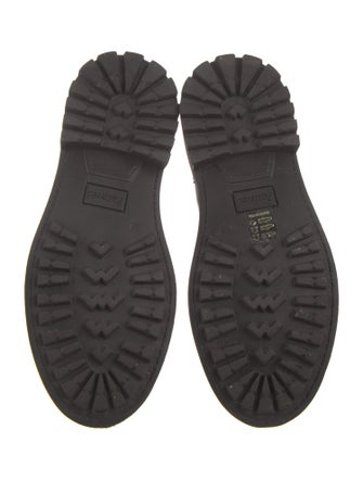 Flattered Leather Combat Boots