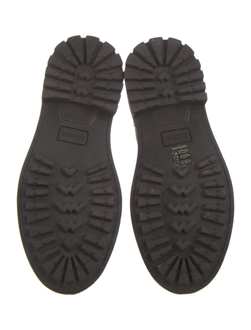 Flattered Leather Combat Boots