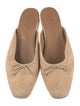 Flattered Suede Mules