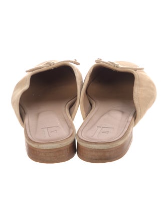 Flattered Suede Mules