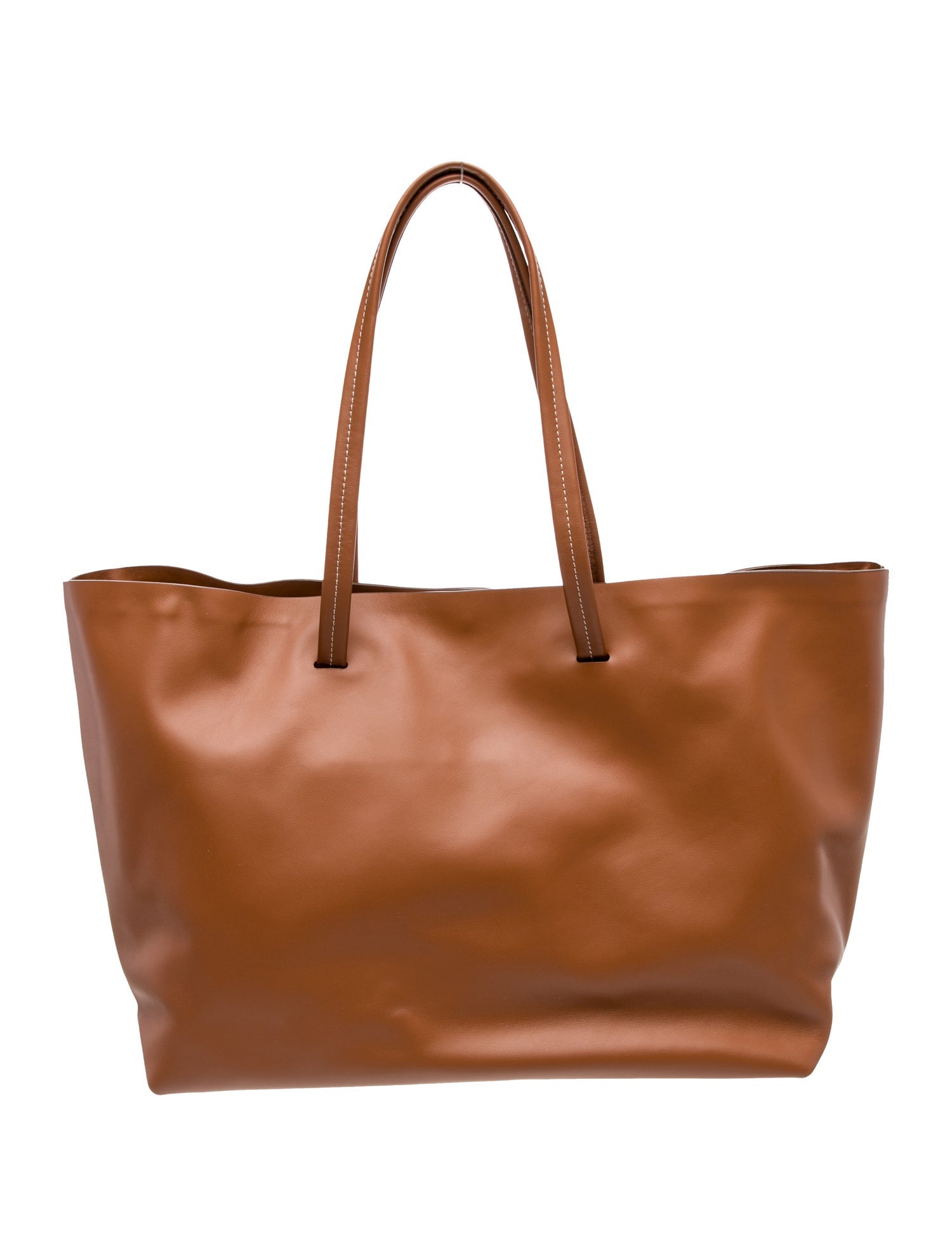 Flattered Leather Tote