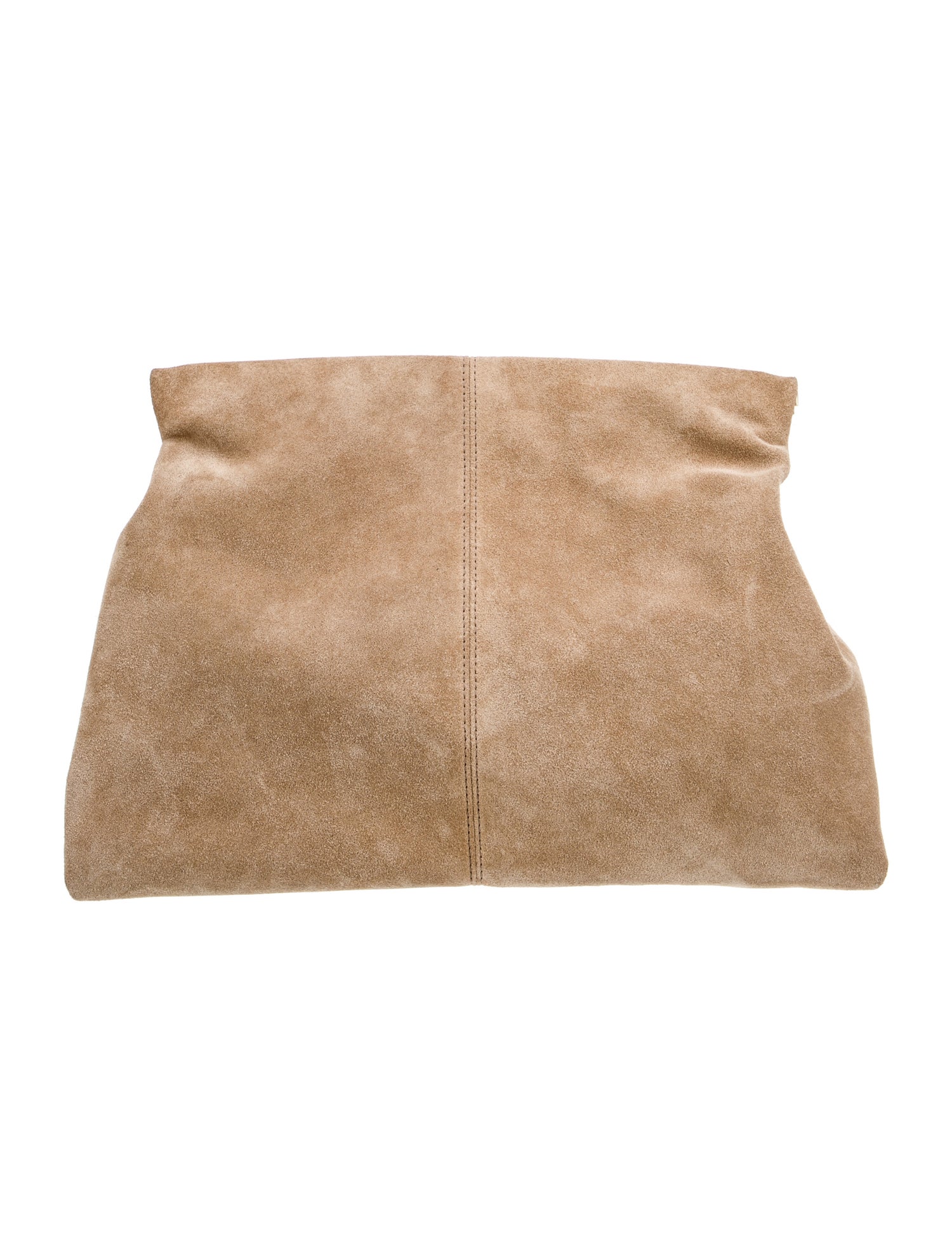 Flattered Suede Clutch