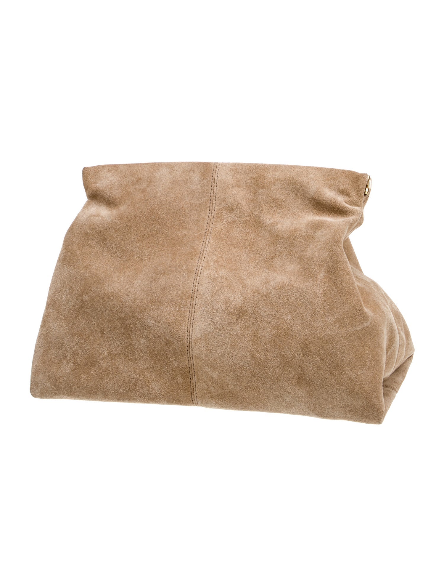 Flattered Suede Clutch