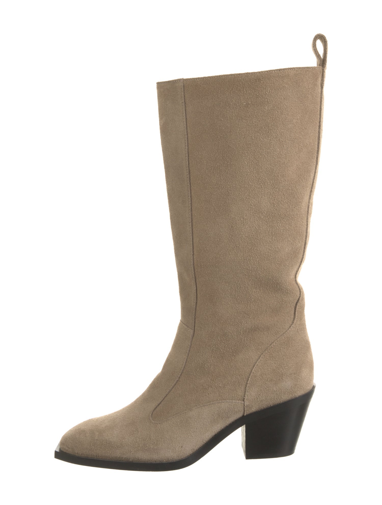 Flattered Suede Riding Boots