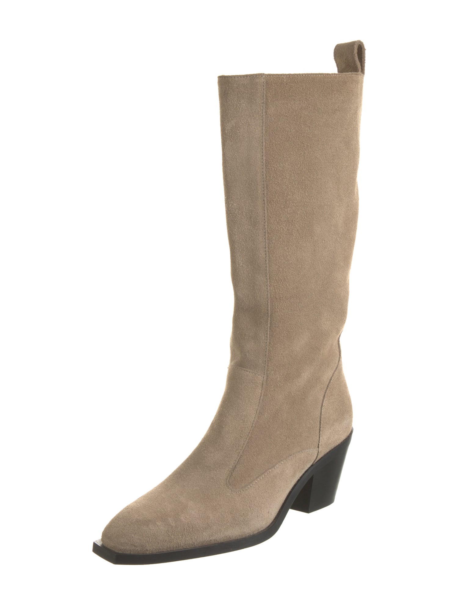 Flattered Suede Riding Boots