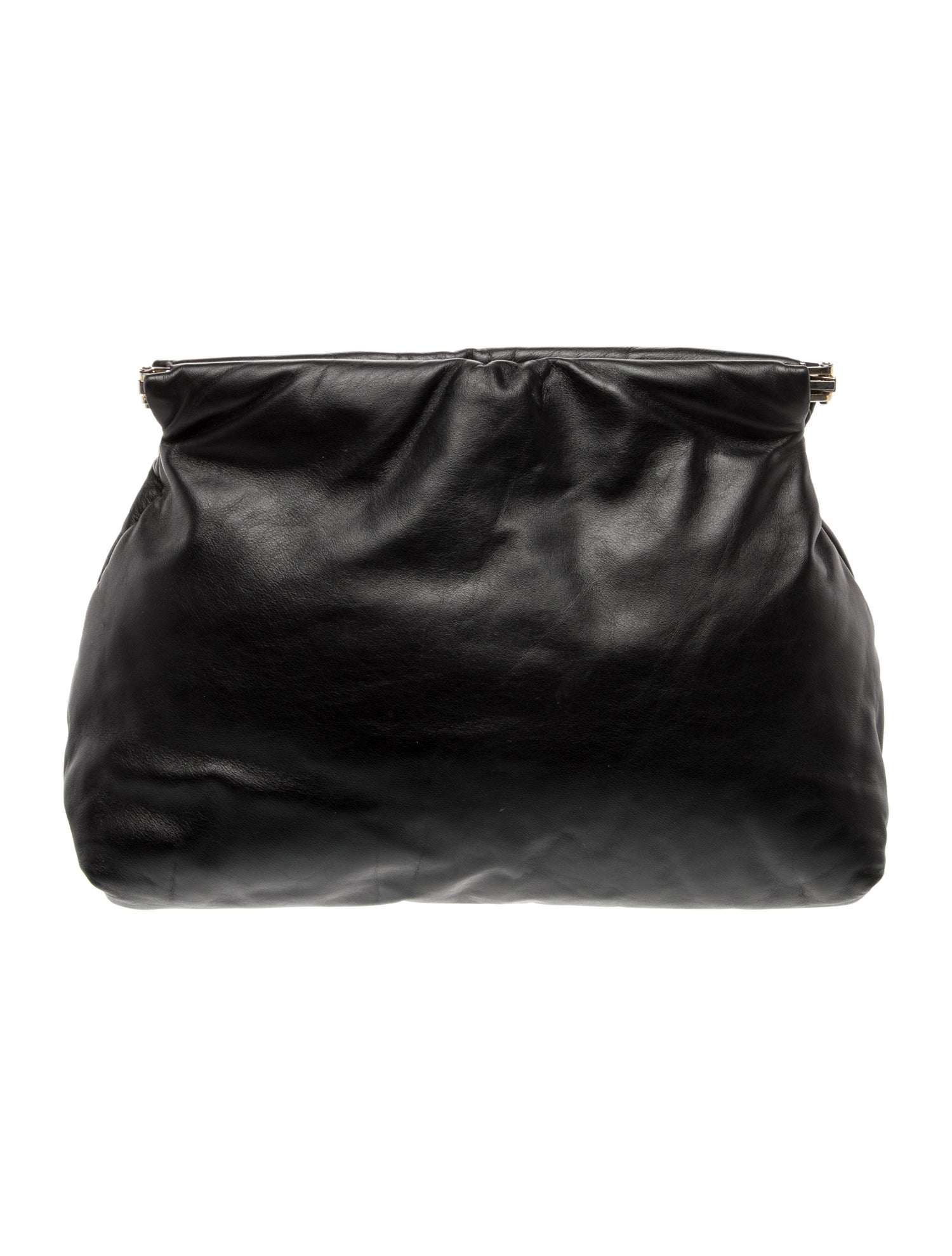 Flattered Leather Evening Bag