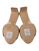 Flattered Leather Slides