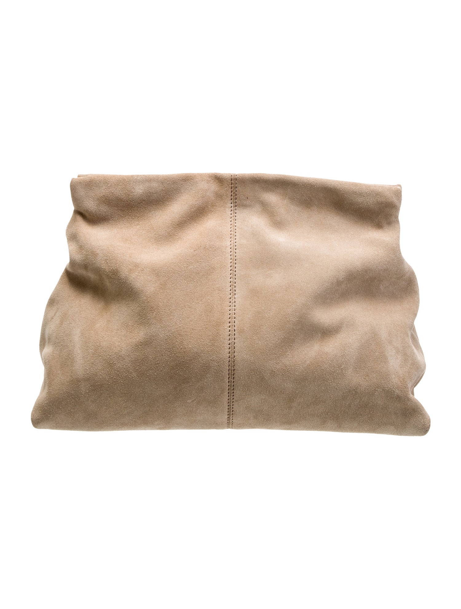Flattered Suede Evening Bag