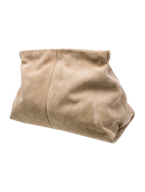 Flattered Suede Evening Bag