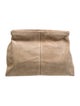 Flattered Suede Evening Bag