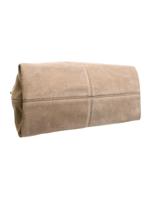 Flattered Suede Evening Bag