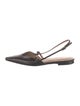 Flattered Leather Slingback Flats