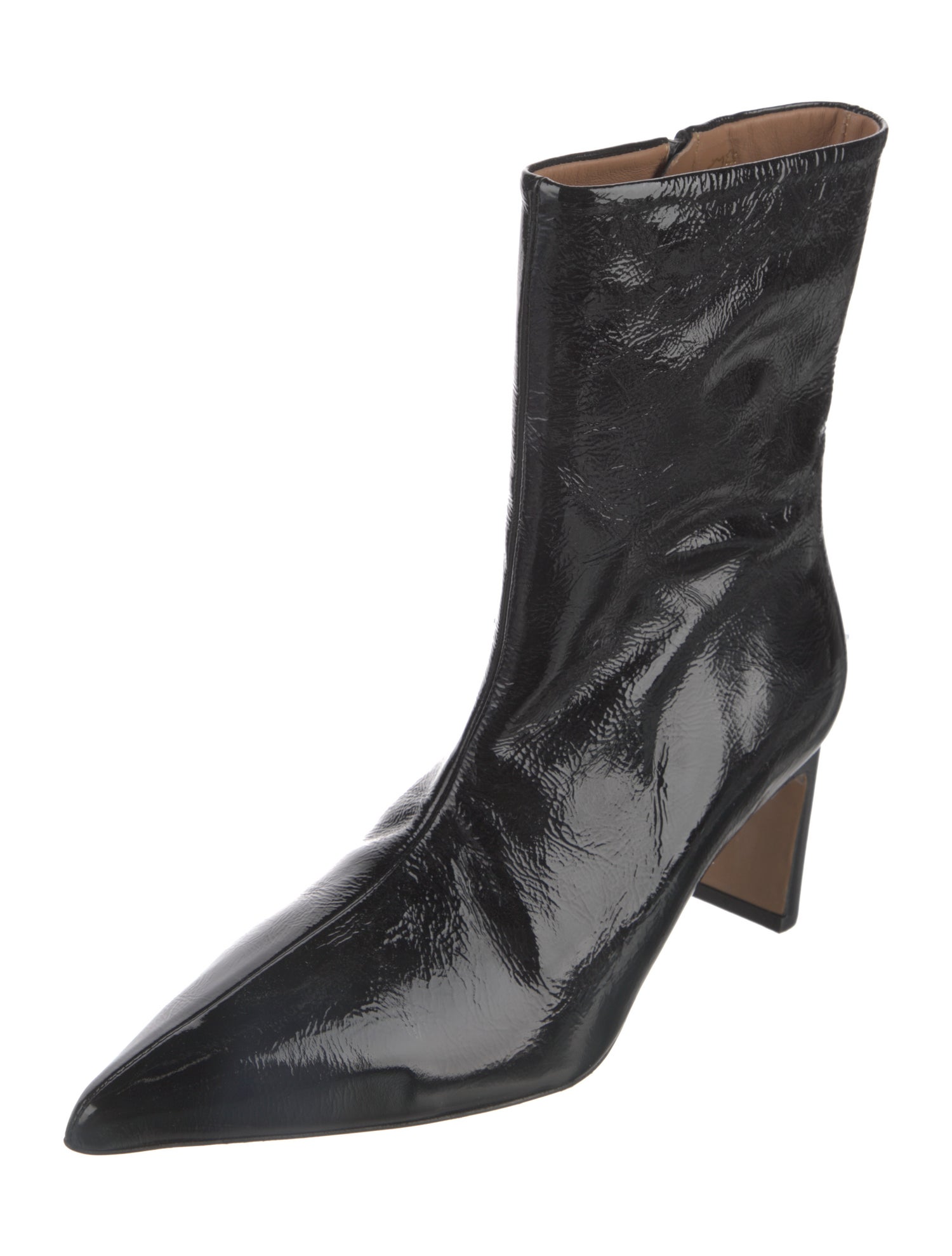 Flattered Patent Leather Boots