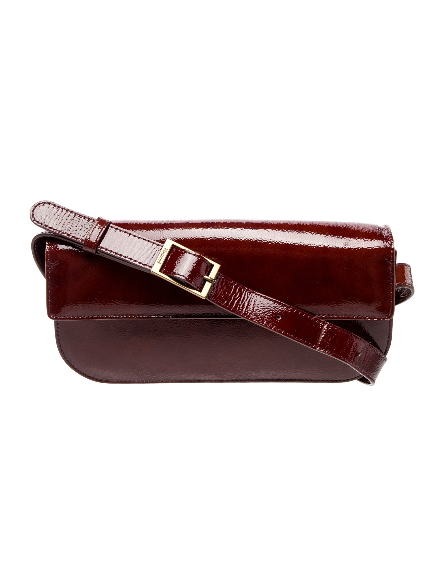 Flattered Patent Leather Shoulder Bag