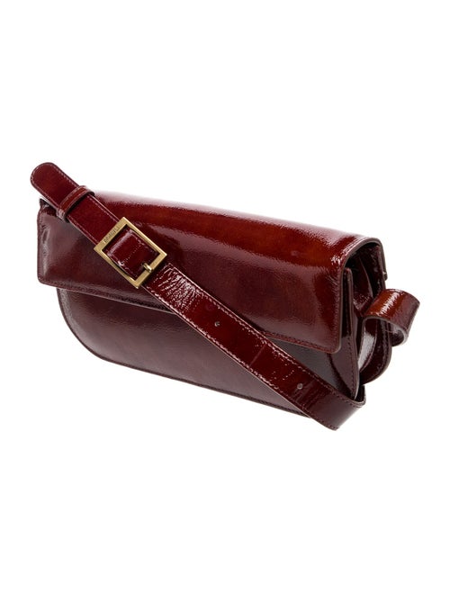 Flattered Patent Leather Shoulder Bag