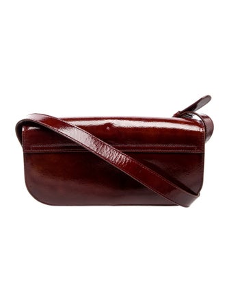 Flattered Patent Leather Shoulder Bag