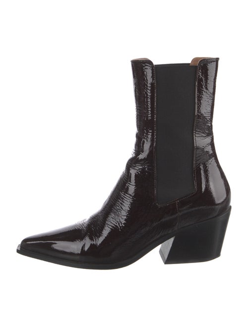 Flattered Patent Leather Chelsea Boots
