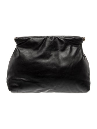 Flattered Leather Evening Bag