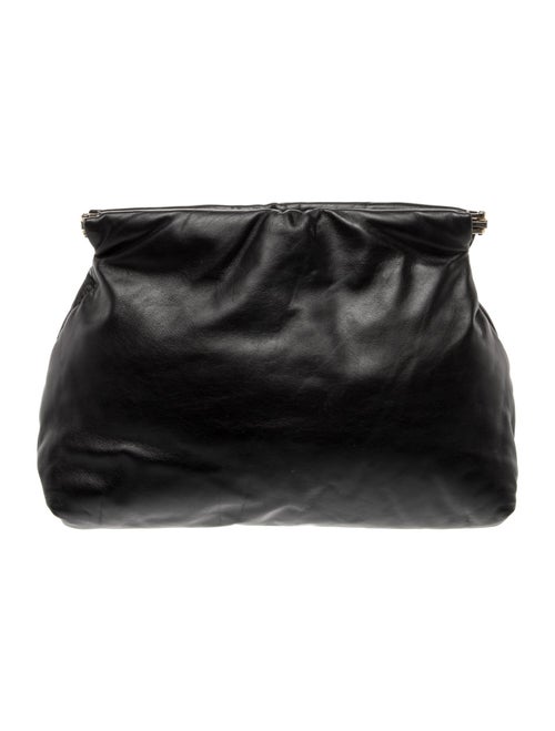 Flattered Leather Evening Bag