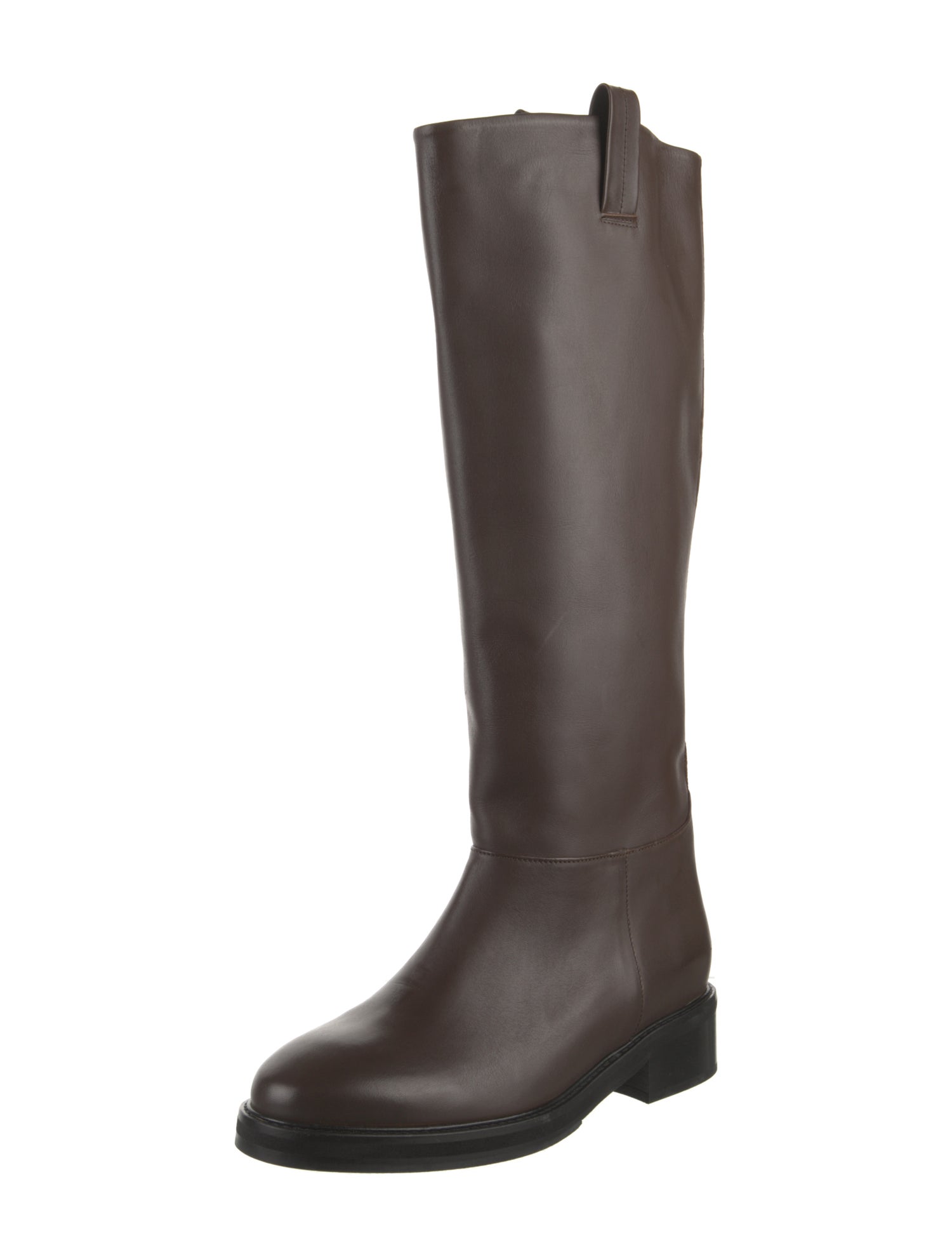 Flattered Leather Riding Boots