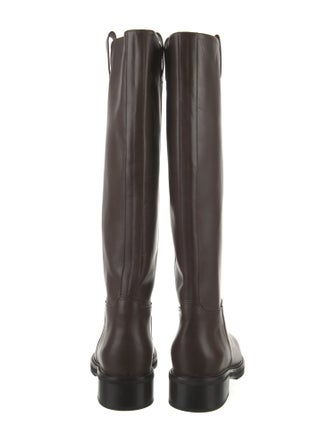 Flattered Leather Riding Boots