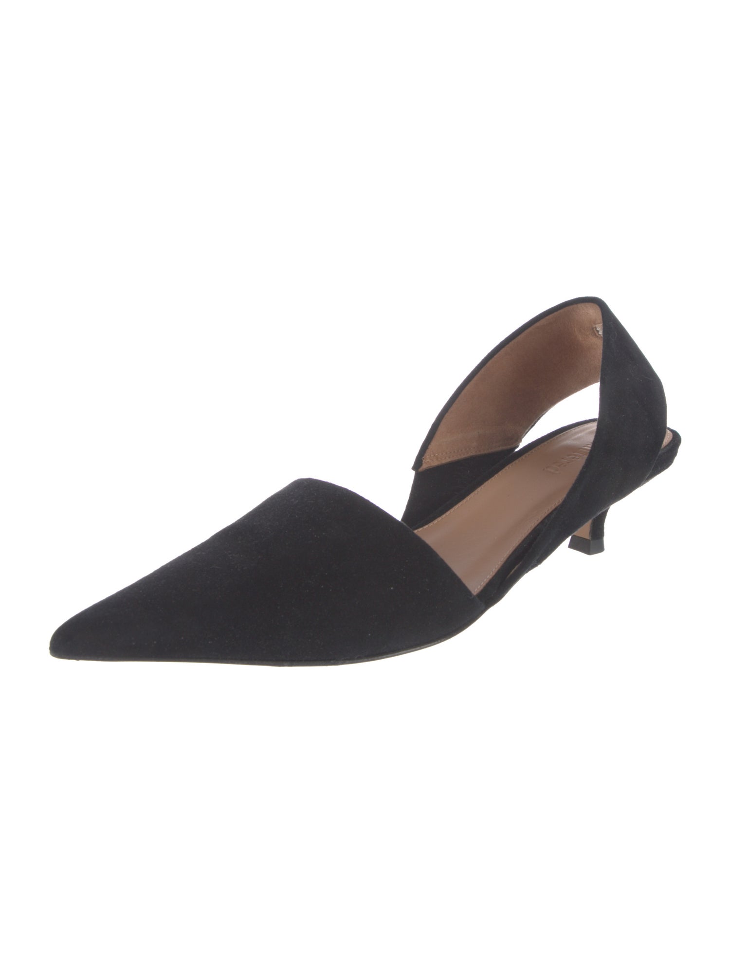 Flattered Suede Slingback Pumps
