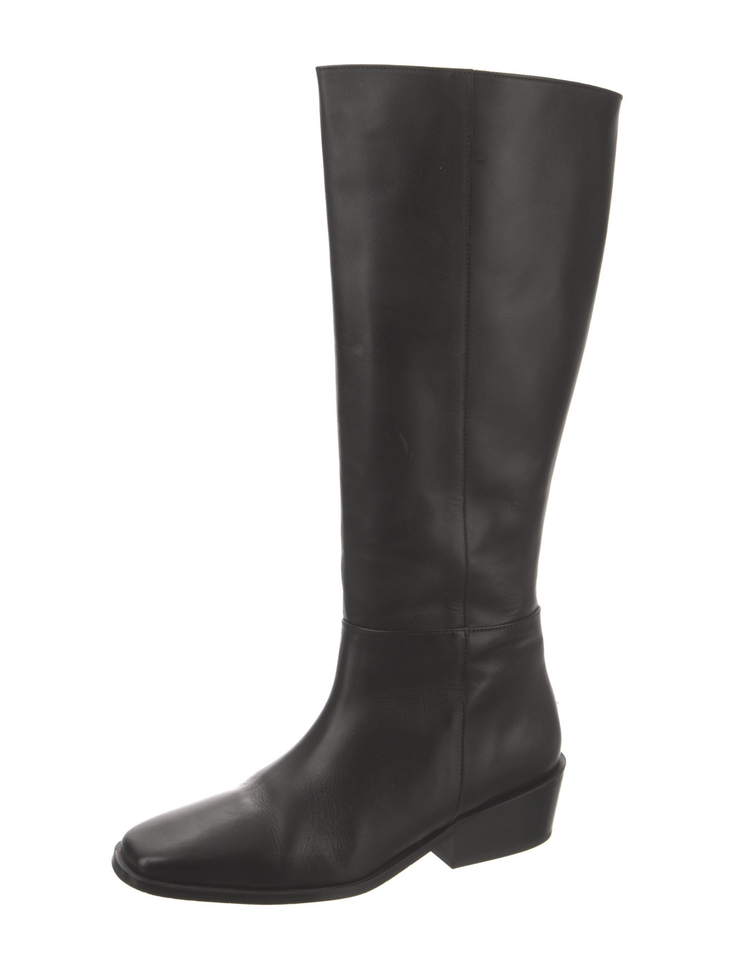 Flattered Leather Riding Boots