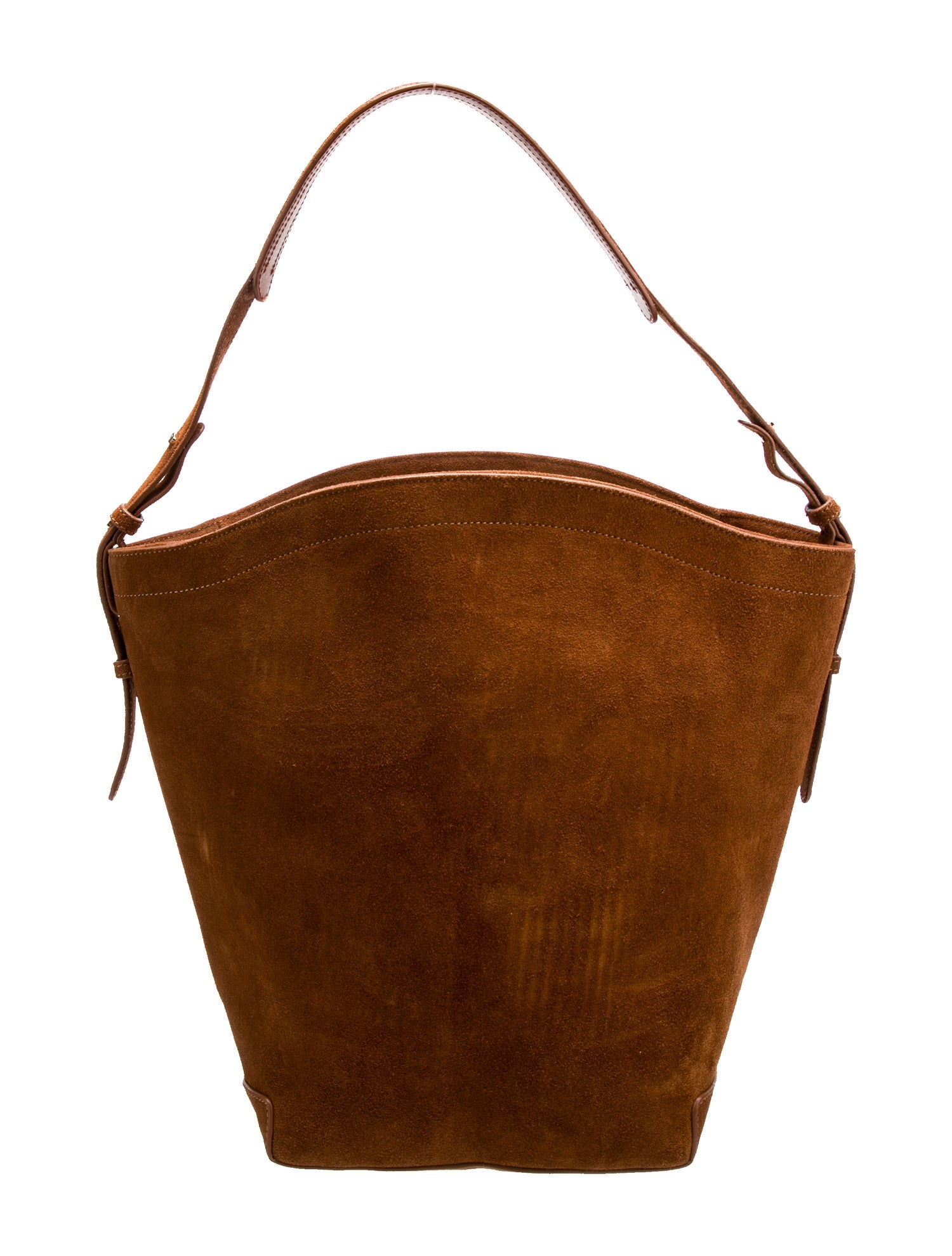 Flattered Suede Bucket Bag