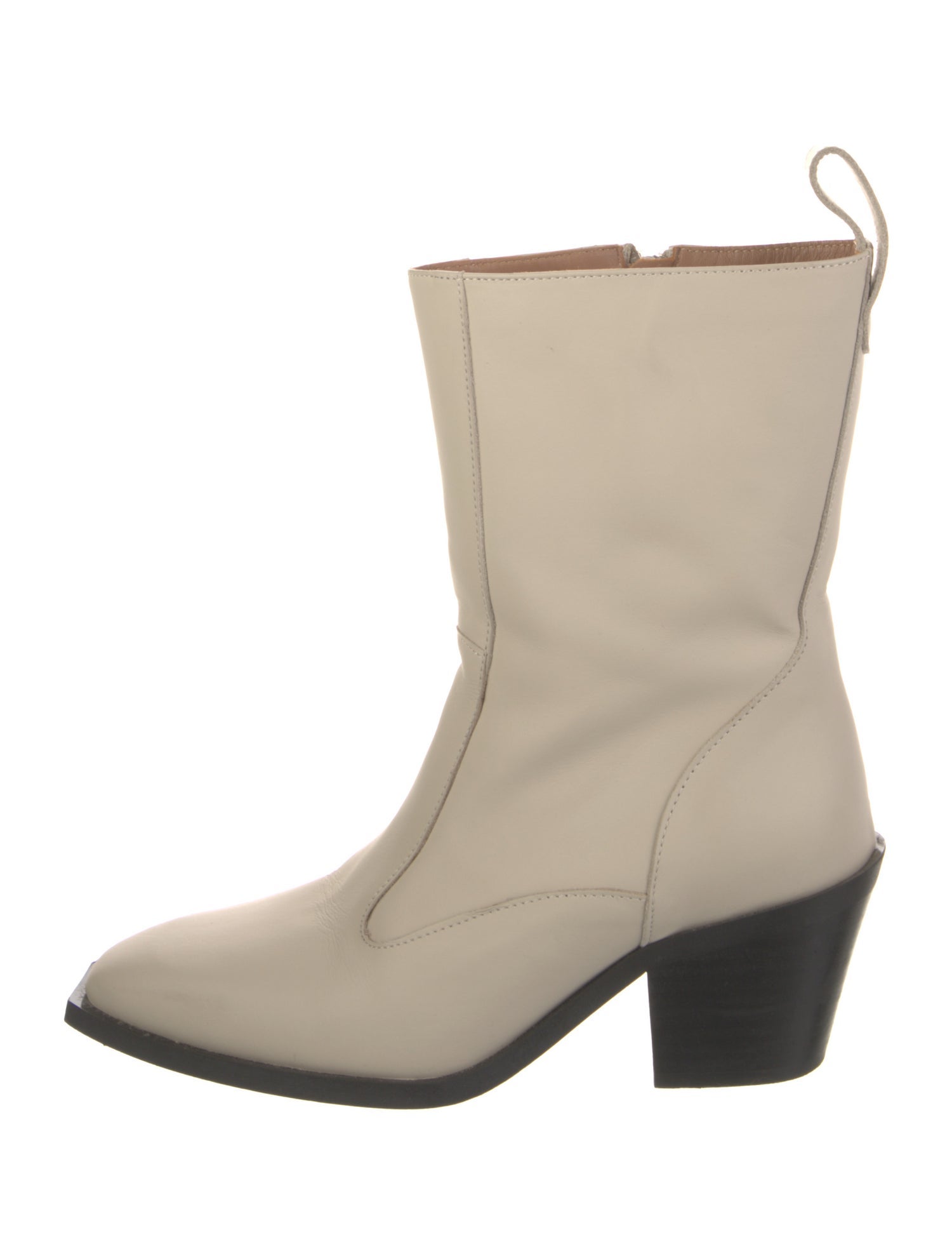 Flattered Leather Western Boots