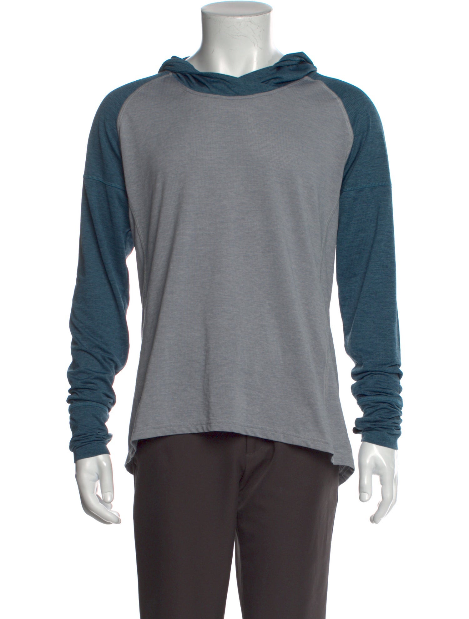 Flylow Colorblock Pattern Mock Neck Hoodie