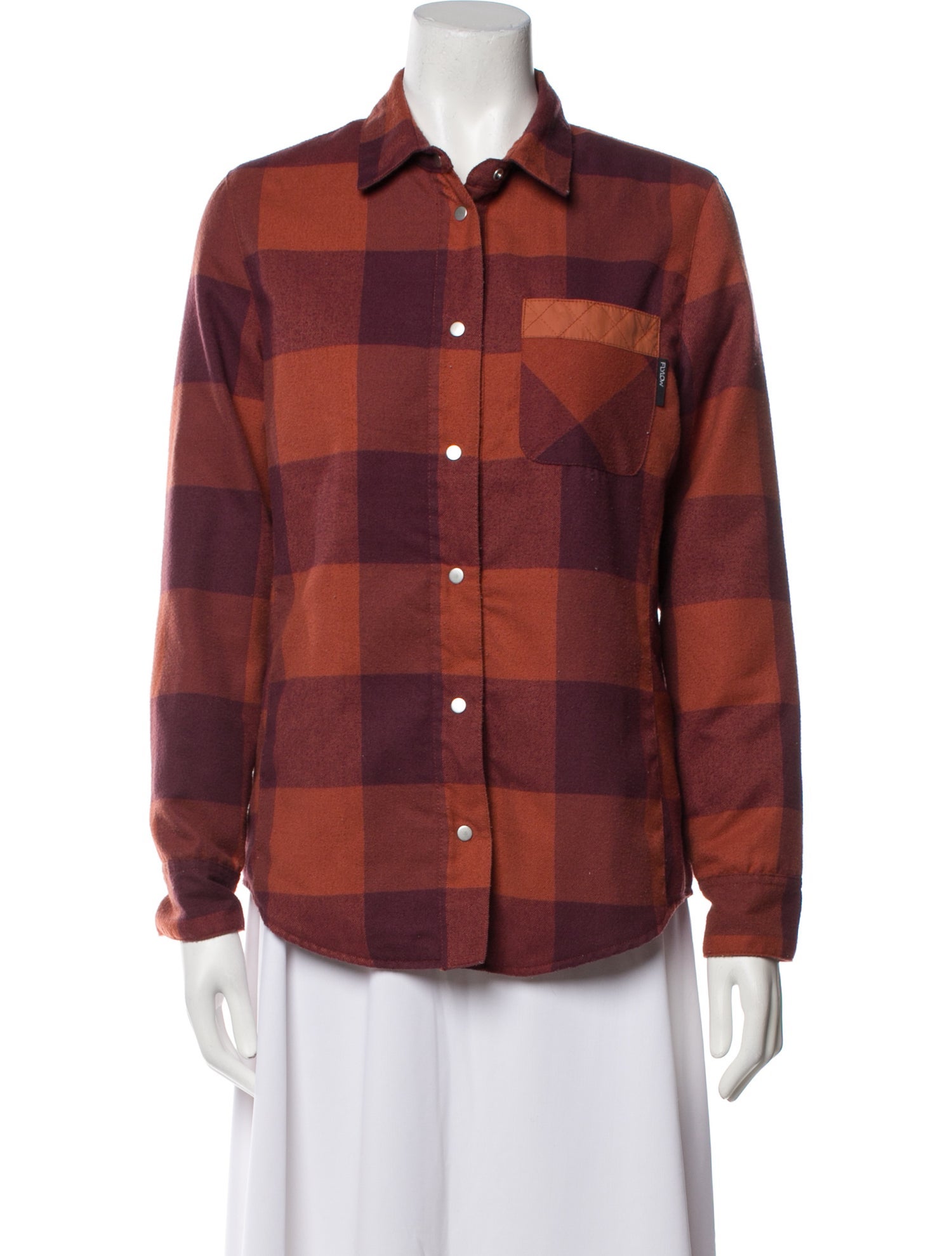 Flylow Plaid Print Jacket