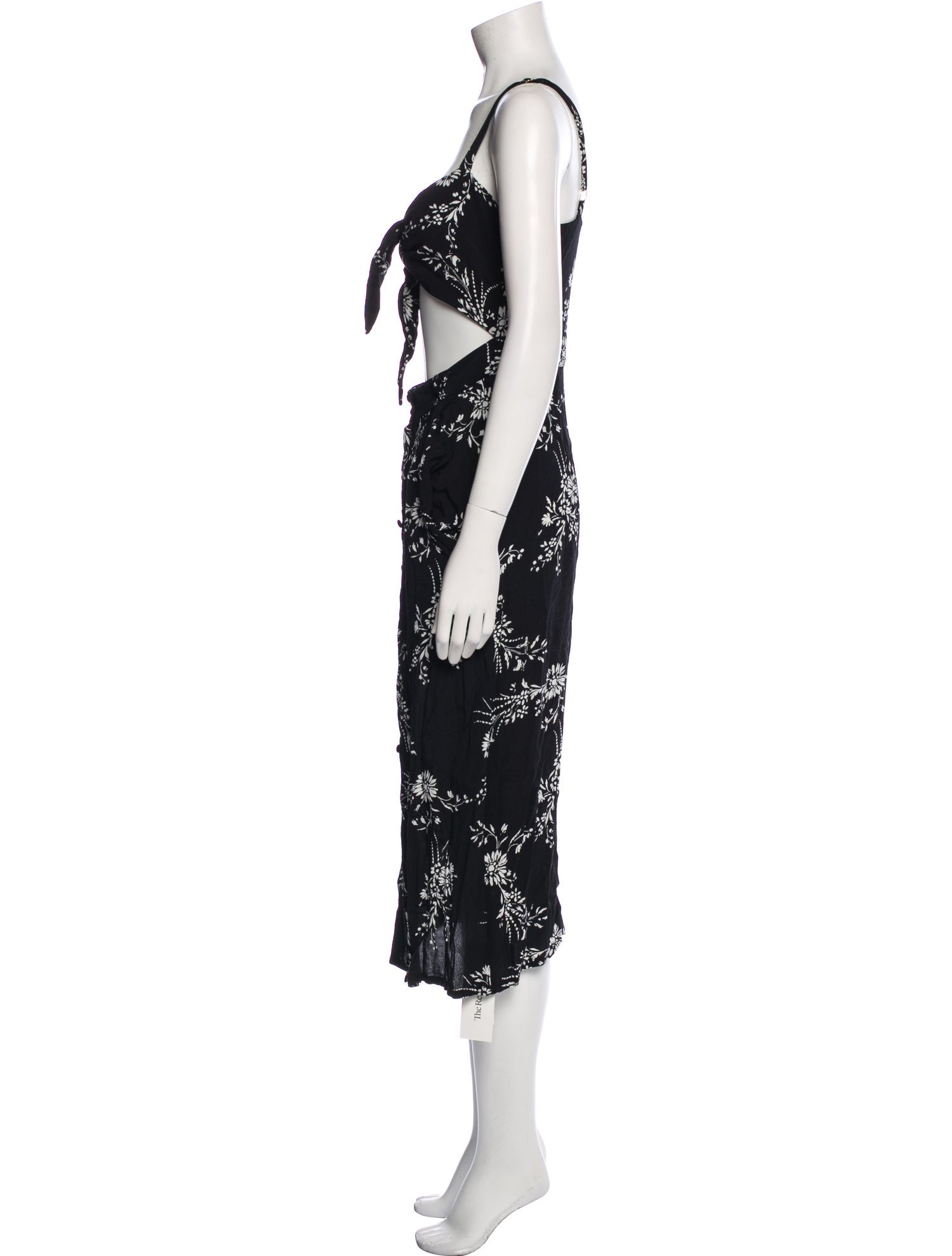 Flynn Skye Floral Print Midi Length Dress