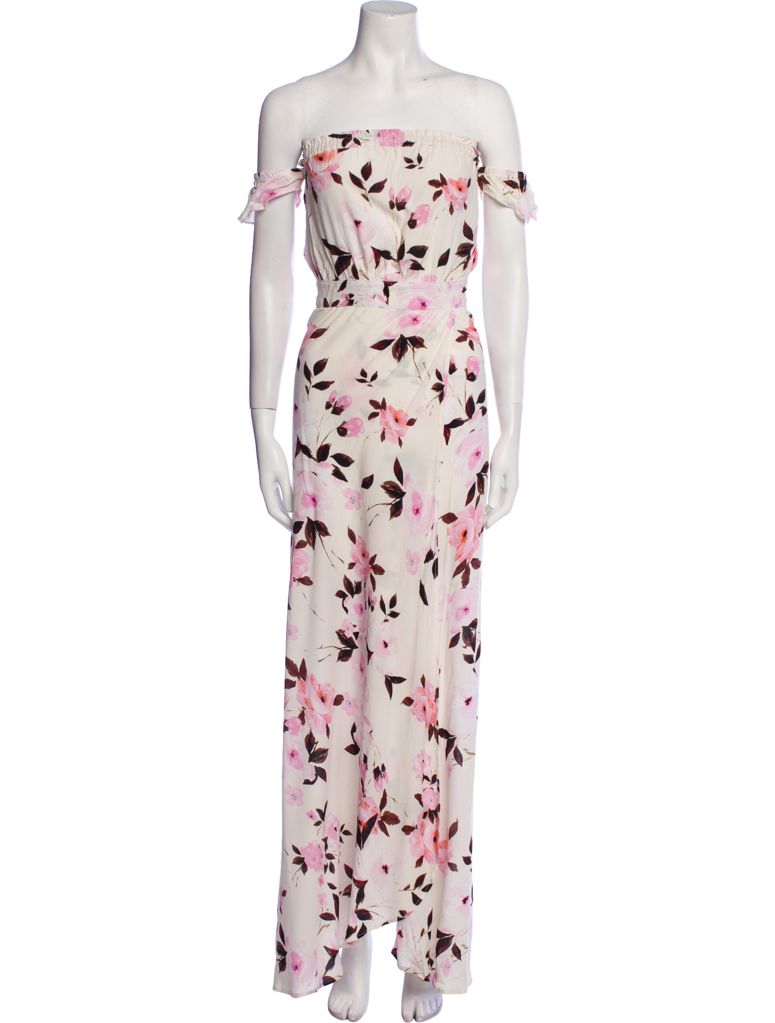 Flynn Skye Floral Print Long Dress
