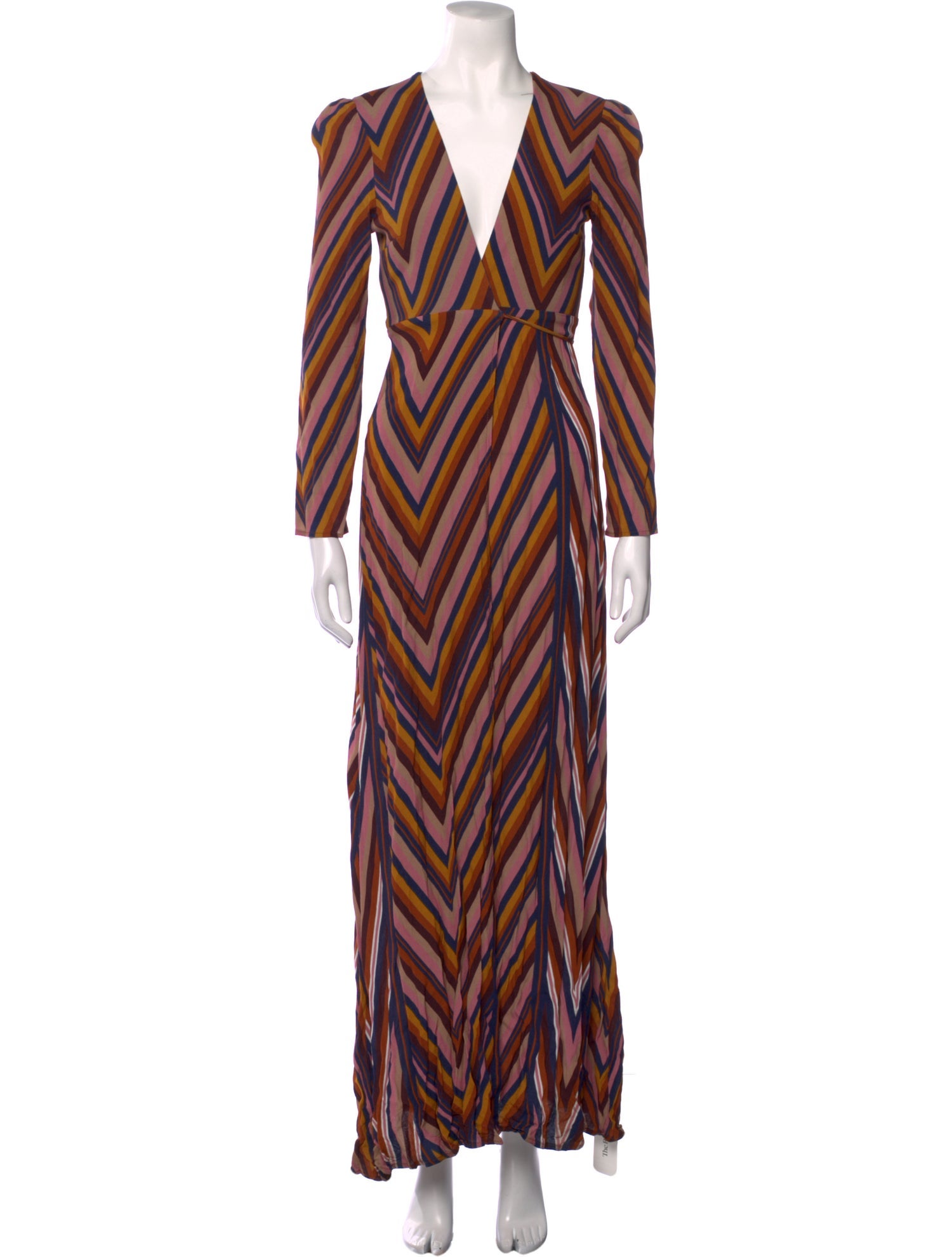 Flynn Skye Striped Long Dress