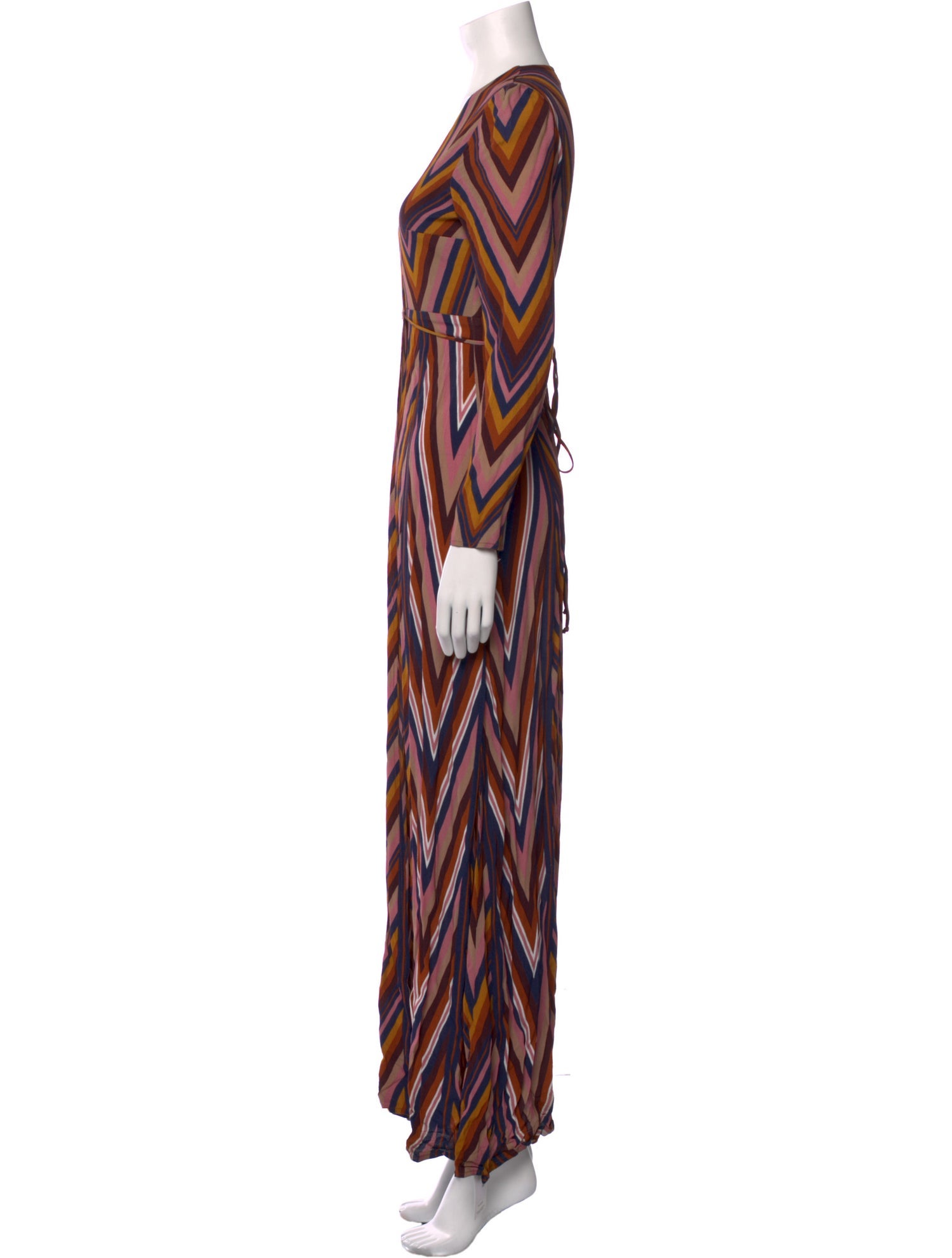 Flynn Skye Striped Long Dress
