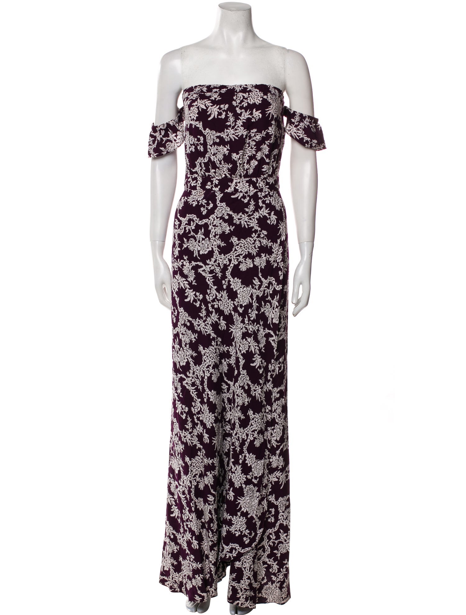 Flynn Skye Floral Print Long Dress