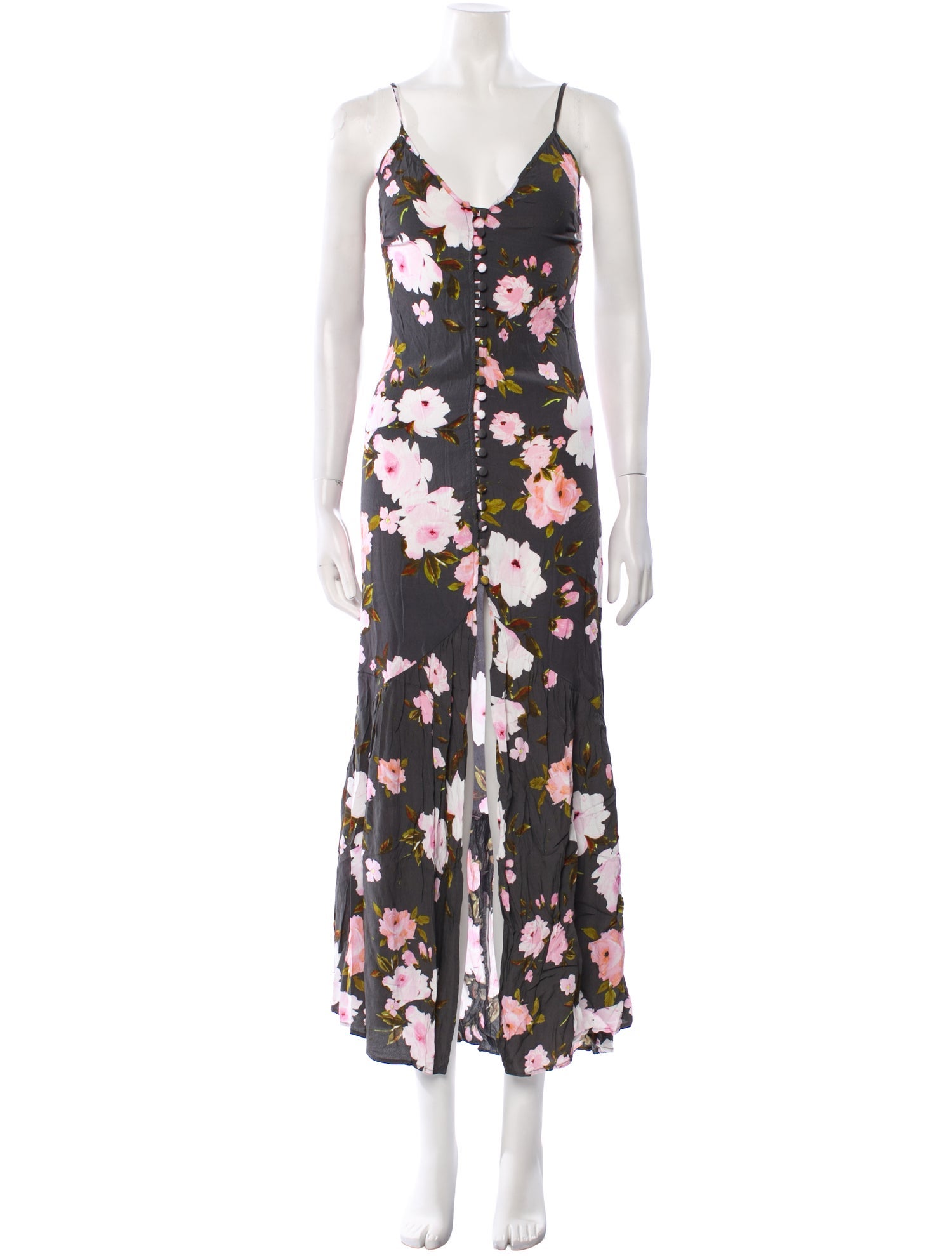 Flynn Skye Floral Print Long Dress