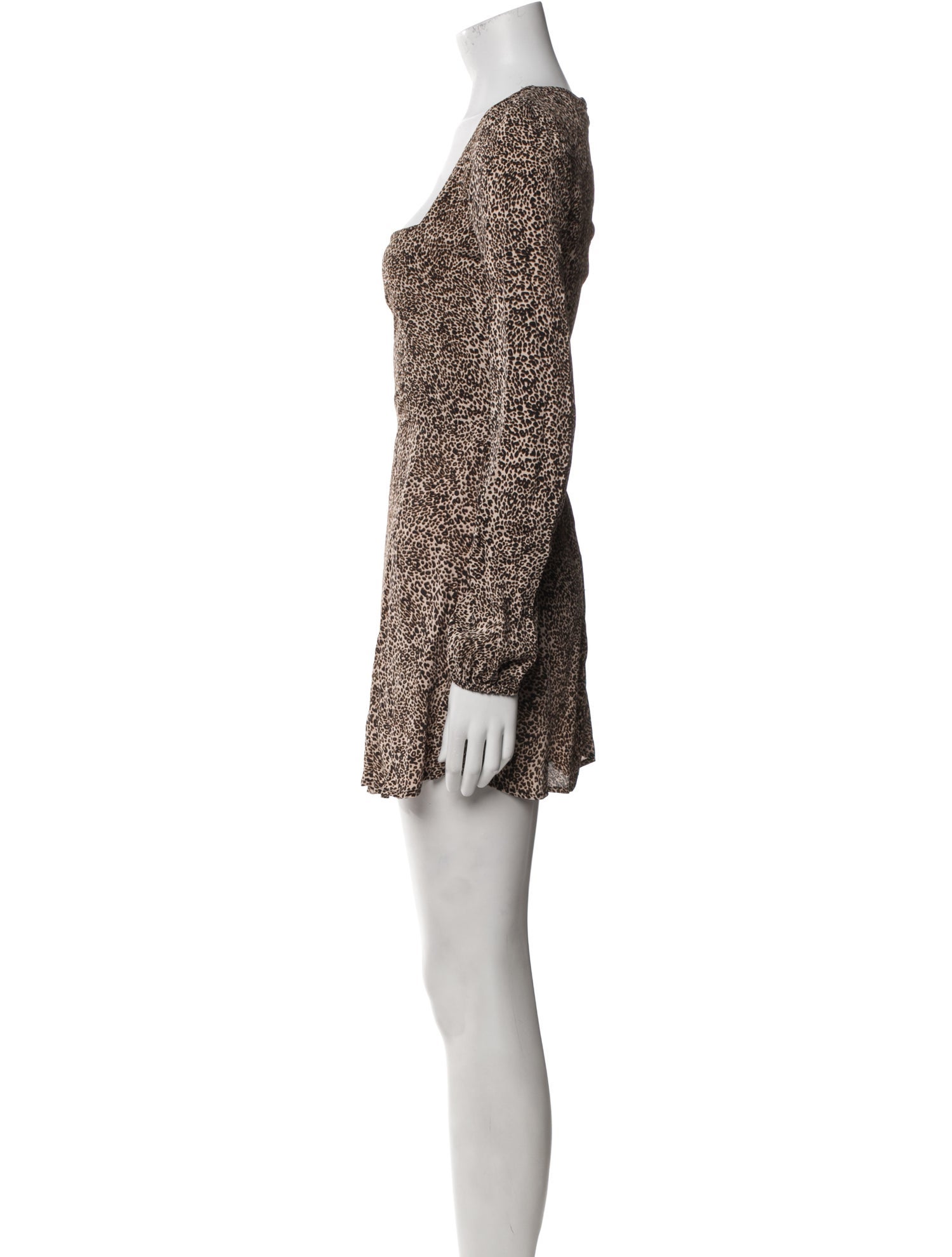 Flynn Skye Animal Print Mini Dress