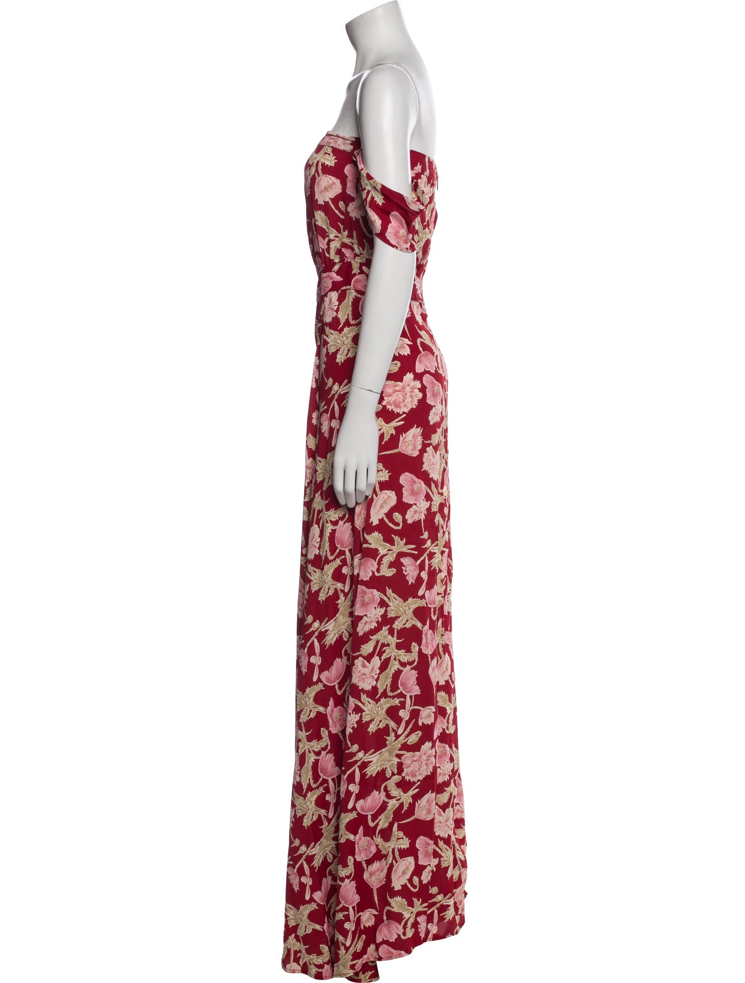 Flynn Skye Floral Print Long Dress