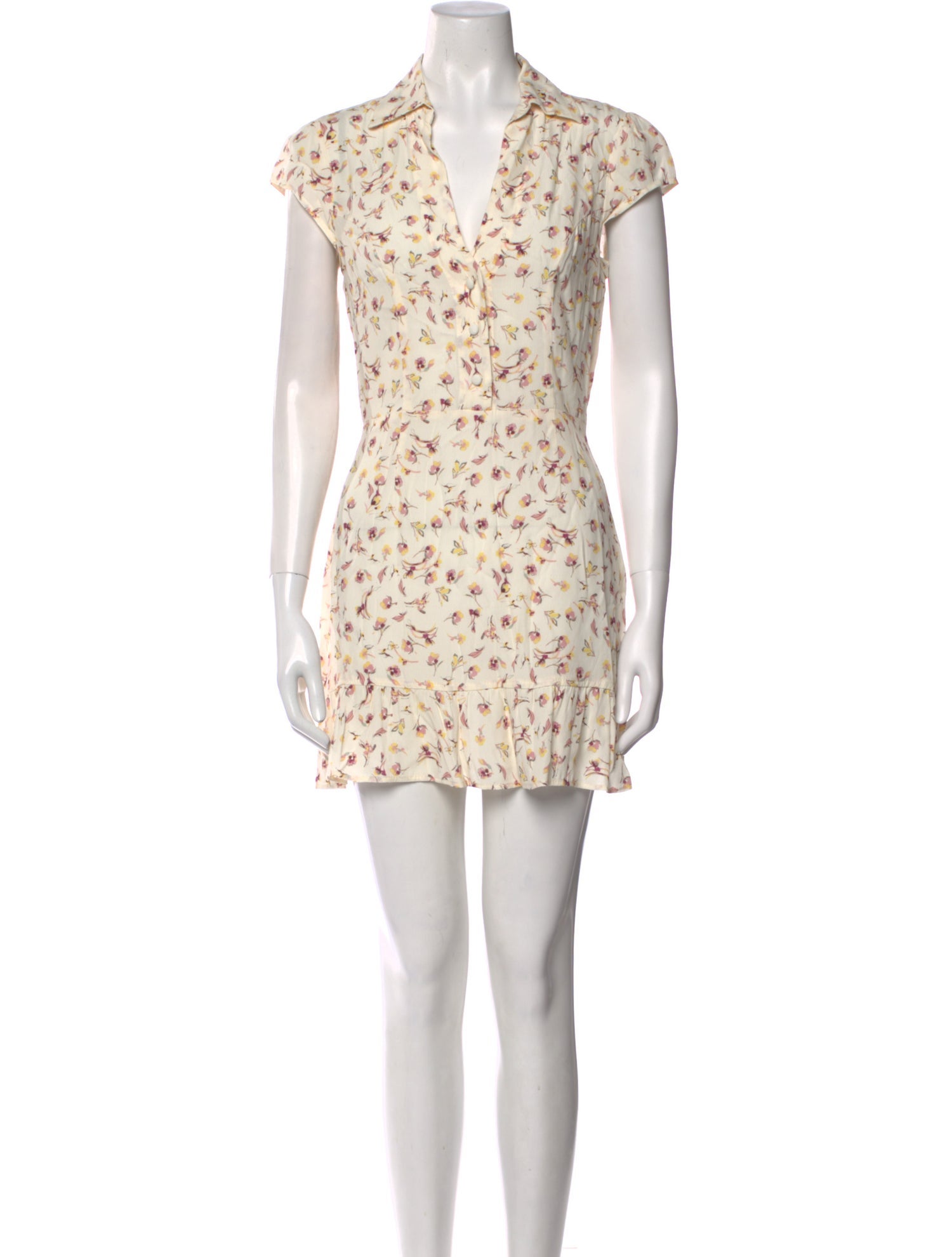 Flynn Skye Floral Print Mini Dress