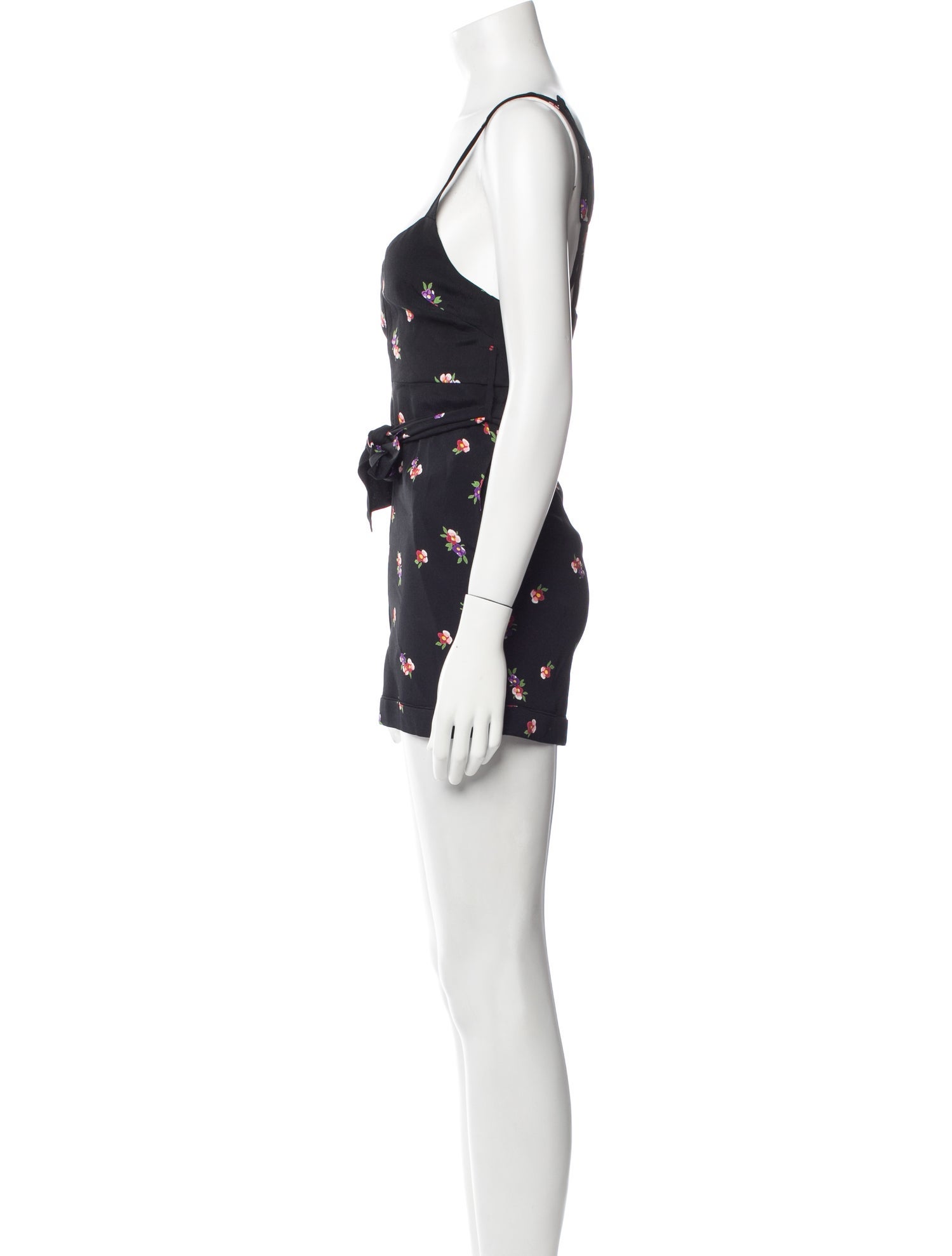 Flynn Skye Floral Print V-Neck Romper