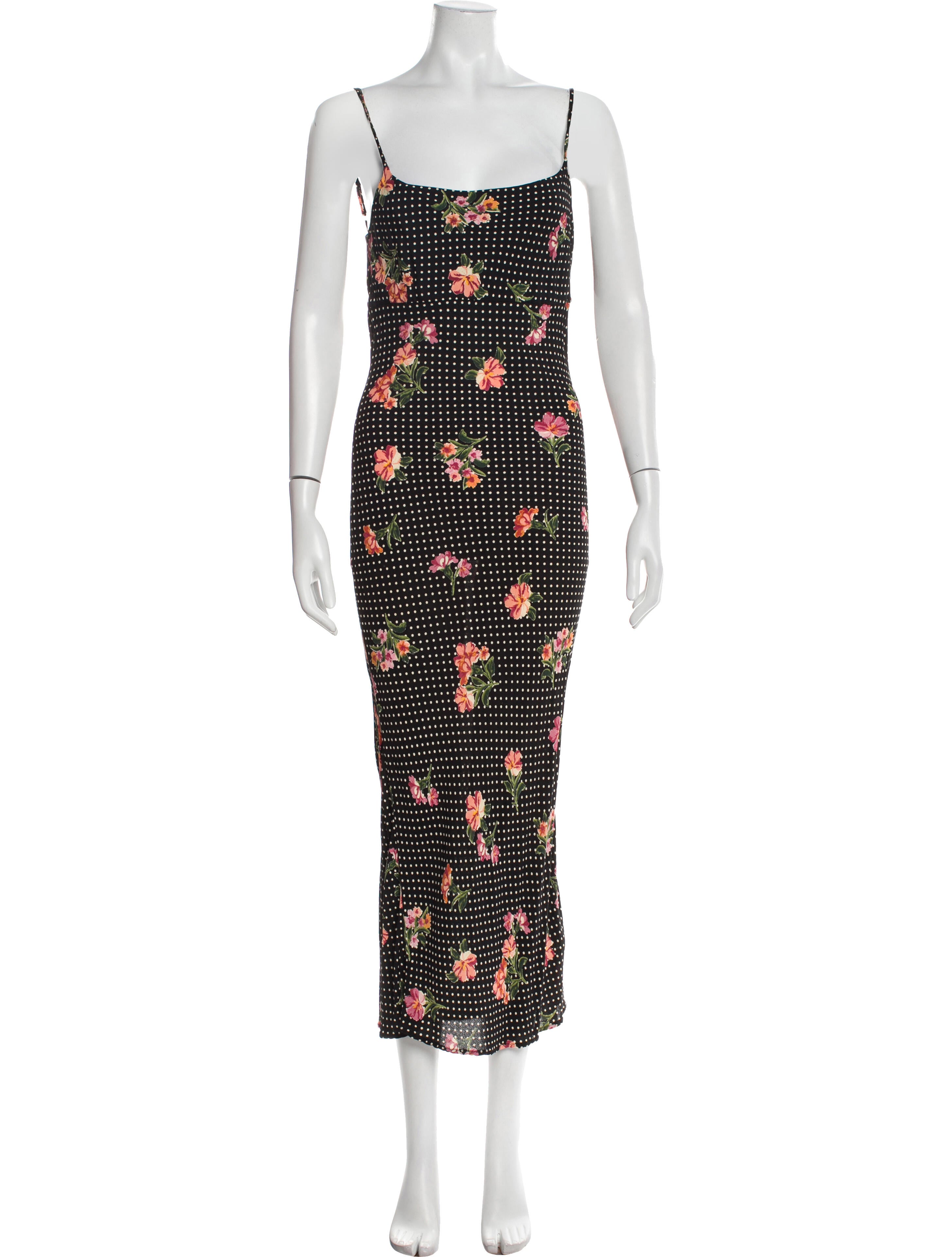 Flynn Skye Floral Print Long Dress