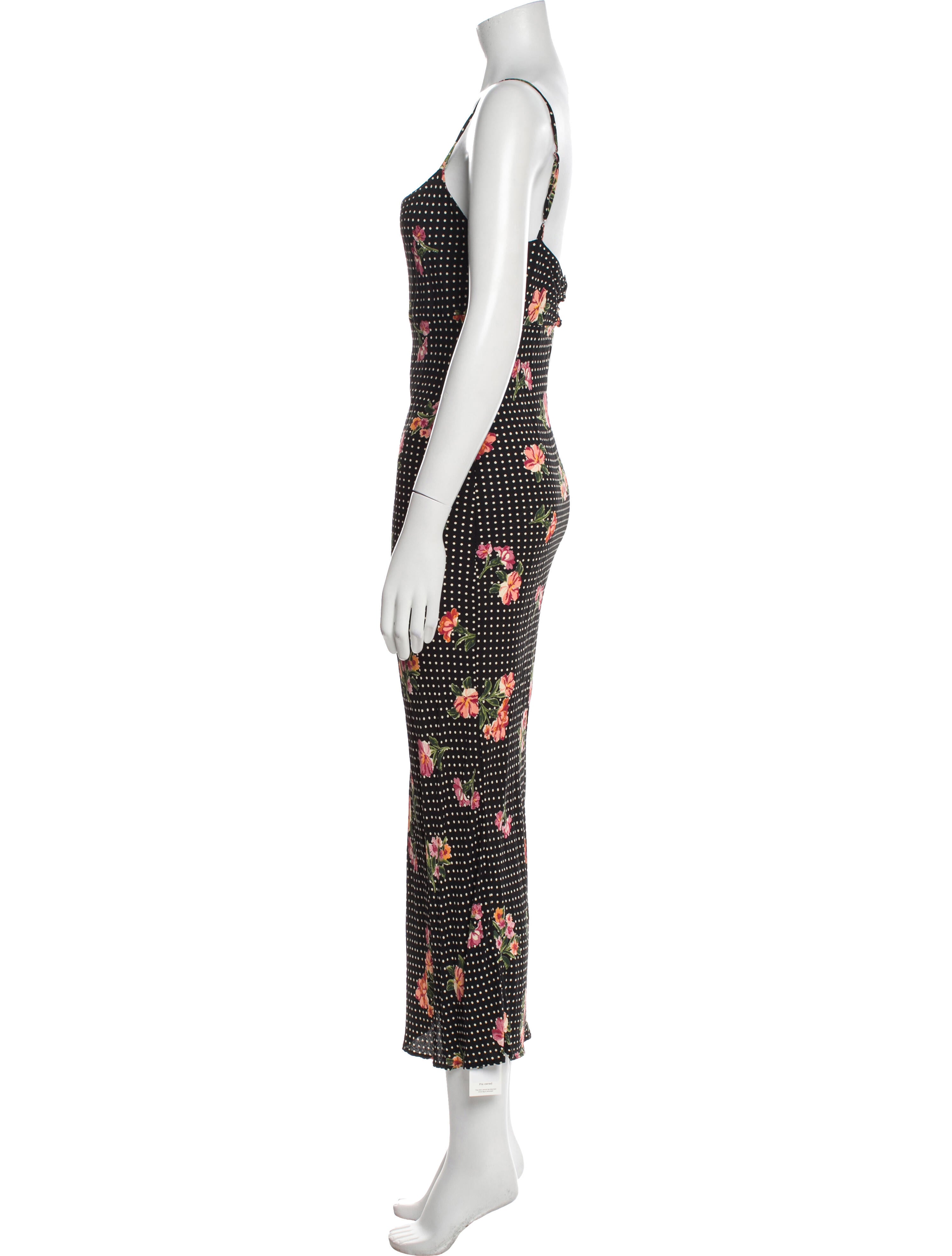 Flynn Skye Floral Print Long Dress