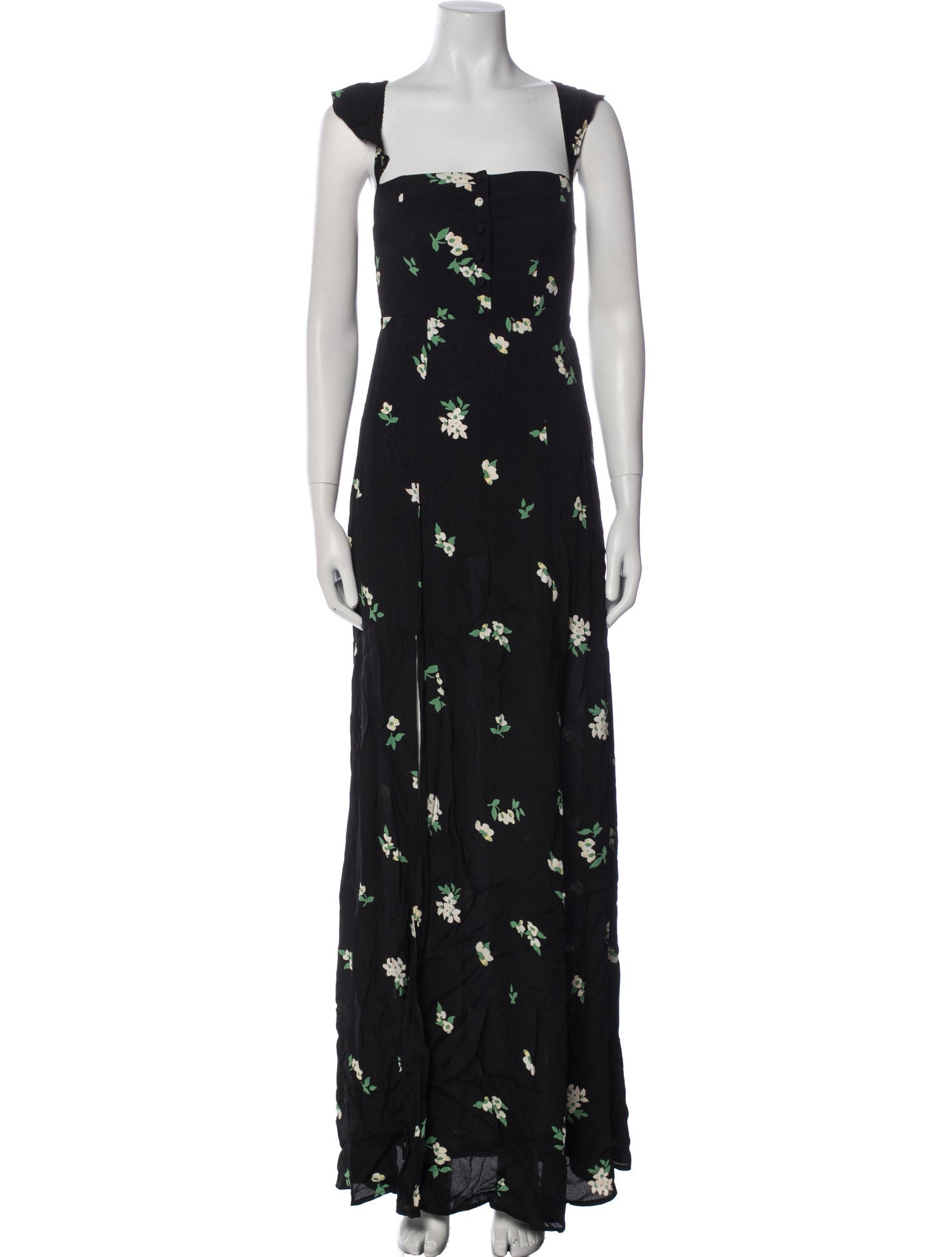 Flynn Skye Floral Print Long Dress