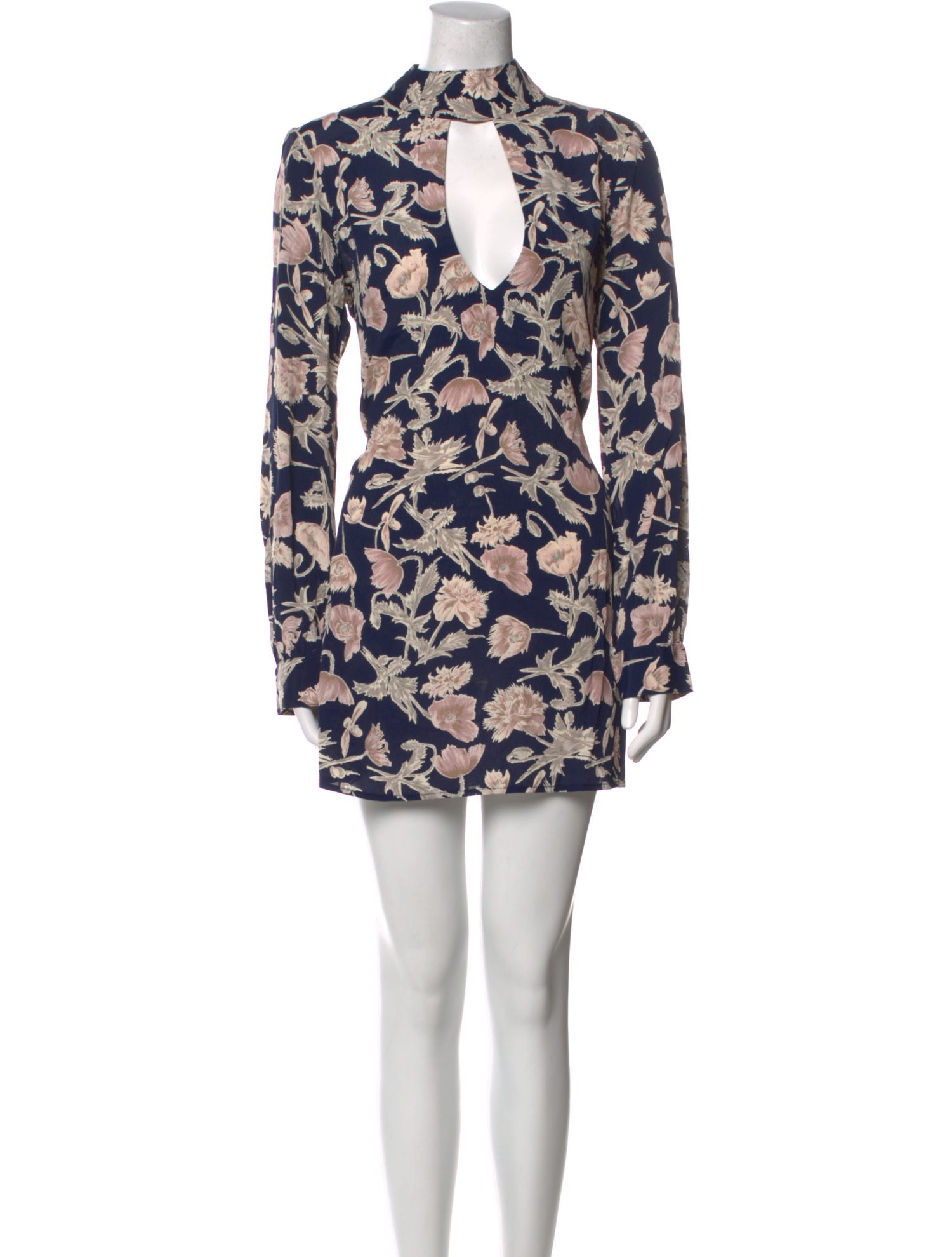 Flynn Skye Floral Print Mini Dress